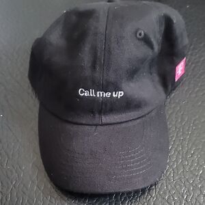TMobile Black "Call me up" Baseball Cap Hat